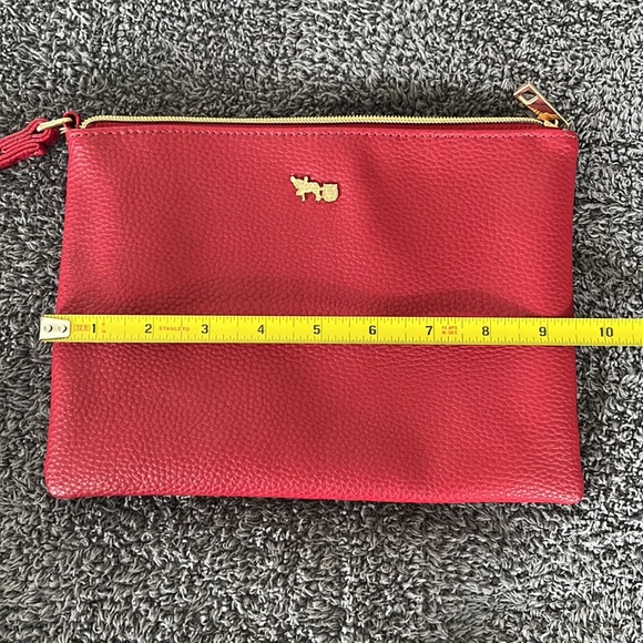 Mathew and Julian Cherry Red Wristlet - Picture 8 of 9